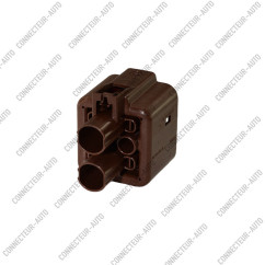 CONNECTEUR TYPE SUPPORT RELAIS MARRON 4 VOIES