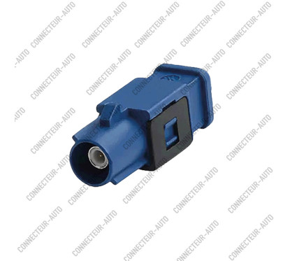 CONNECTEUR FAKRA MALE BLEU - C - RG-174 / RG-316 - A SERTIR
