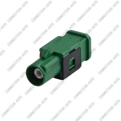 CONNECTEUR FAKRA MALE VERT - E - RG-174 / RG-316 - A SERTIR