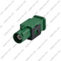 CONNECTEUR FAKRA MALE VERT - E - RG-174 / RG-316 - A SERTIR