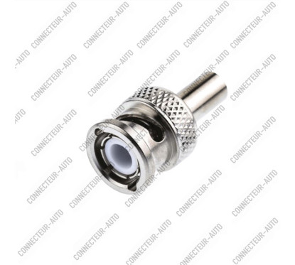 CONNECTEUR D'ANTENNE BNC MALE - RG58 - A SERTIR
