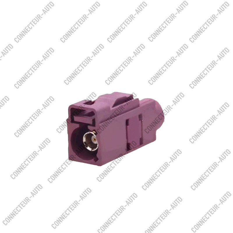 CONNECTEUR FAKRA FEMELLE BORDEAUX - D - RG-174 / RG-316 - A SERTIR