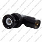 CONNECTEUR NOIR BNC MALE 90° VERS FME MALE