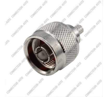 CONNECTEUR D'ANTENNE N MALE DROIT - RG58 - A SOUDER