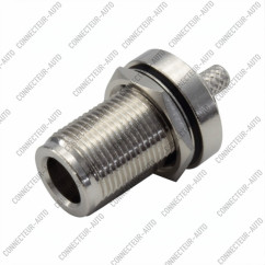 CONNECTEUR D'ANTENNE N FEMELLE PANNEAU - RG58 - A SOUDER