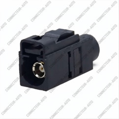 CONNECTEUR FAKRA FEMELLE NOIR - A - RG-174 / RG-316 - A SERTIR