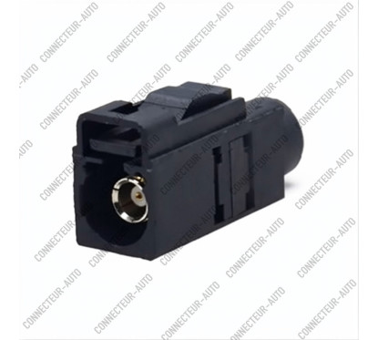 CONNECTEUR FAKRA FEMELLE NOIR - A - RG-174 / RG-316 - A SERTIR