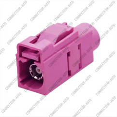 CONNECTEUR FAKRA FEMELLE VIOLET - H - RG-174 / RG-316 - A SERTIR