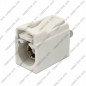 CONNECTEUR D'ANTENNE FAKRA FEMELLE 90° CREME - B - RG174 / RG31