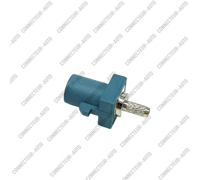 CONNECTEUR FAKRA MALE CODE Z POUR CABLE RG58