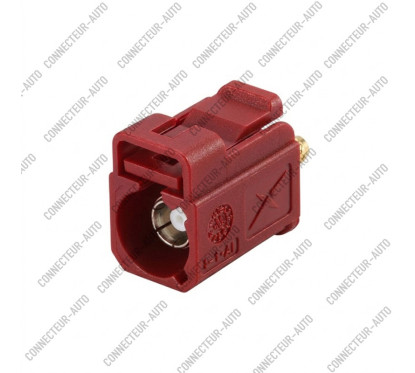 CONNECTEUR FAKRA TYPE L FEMELLE ROUGE