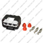 CONNECTEUR ETANCHE 3 VOIES COSSES 6.3 CENTRE BLANC
