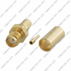 CONNECTEUR SMA FEMELLE - RG58/223 - A SOUDER