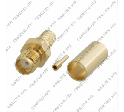 CONNECTEUR SMA FEMELLE - RG58/223 - A SOUDER