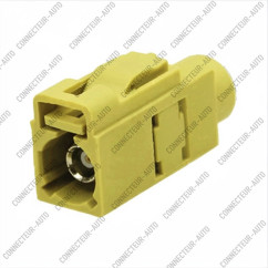 CONNECTEUR FAKRA MALE CURRY - K - RG-58 / RG-223 - A SERTIR