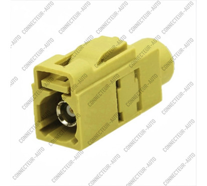 CONNECTEUR FAKRA MALE CURRY - K - RG-58 / RG-223 - A SERTIR