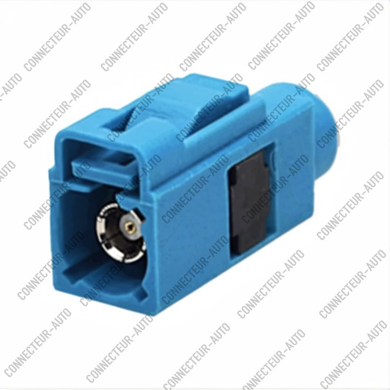 CONNECTEUR FAKRA FEMELLE VERT D'EAU - Z - RG-58 / RG-223 - A SERTIR