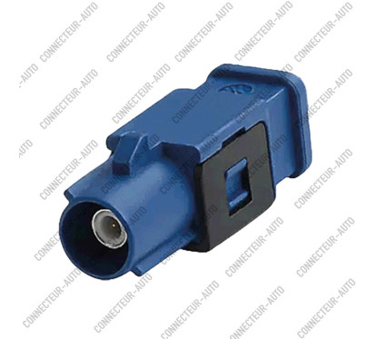 CONNECTEUR FAKRA MALE BLEU - C - RG-58 / RG-213 - A SERTIR