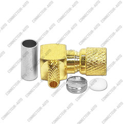 CONNECTEUR SMA MALE 90° - RG174/316 - A SOUDER