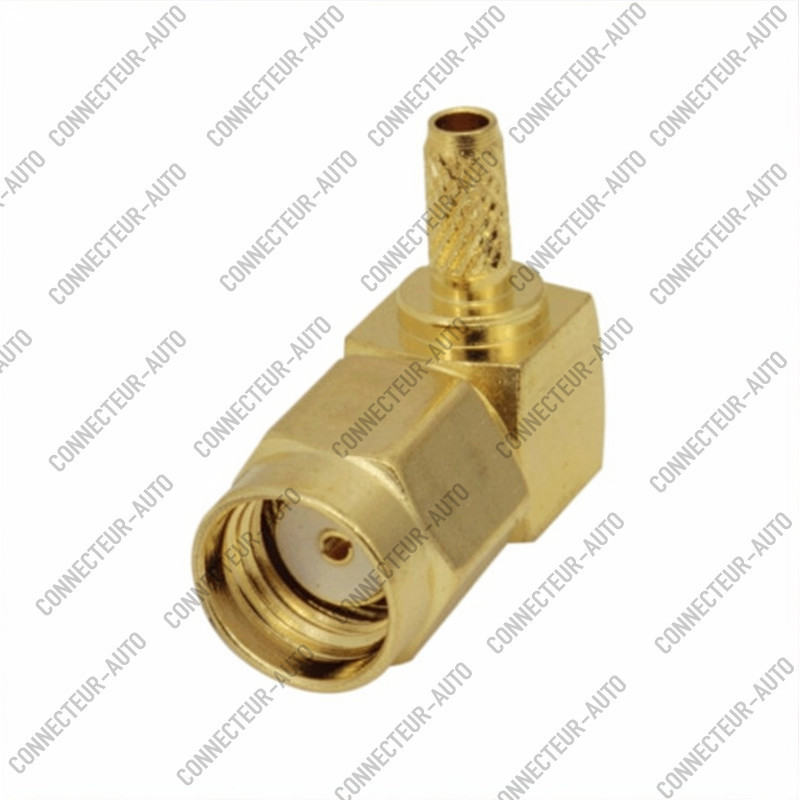 CONNECTEUR SMA MALE 90° RP - RG174/316 - A SOUDER