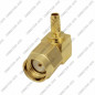 CONNECTEUR SMA MALE 90° RP - RG174/316 - A SOUDER