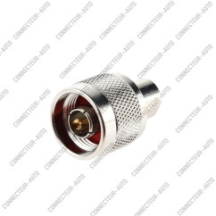 ADAPTATEUR D'ANTENNE - FME MALE N MALE DROIT