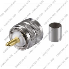 CONECTEUR UHF MALE - RG-58 / RG-223