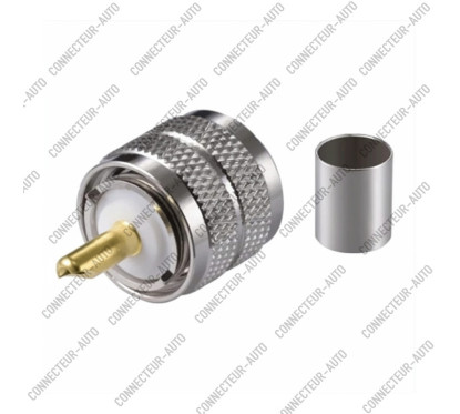 CONECTEUR UHF MALE - RG-58 / RG-223