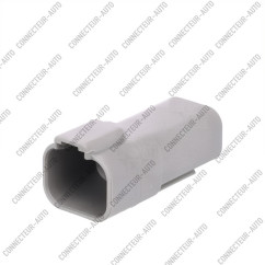 CONNECTEUR MALE 4 VOIES GRIS DEUTSCH