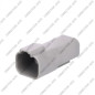 CONNECTEUR MALE 4 VOIES GRIS DEUTSCH