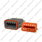 CONNECTEUR FEMELLE ÉTANCHE À 12 VOIES / 12 BROCHES (TYPE DEUTSCH DT)