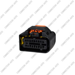 CONNECTEUR FEMELLE ÉTANCHE À 10 VOIES / 10 BROCHES