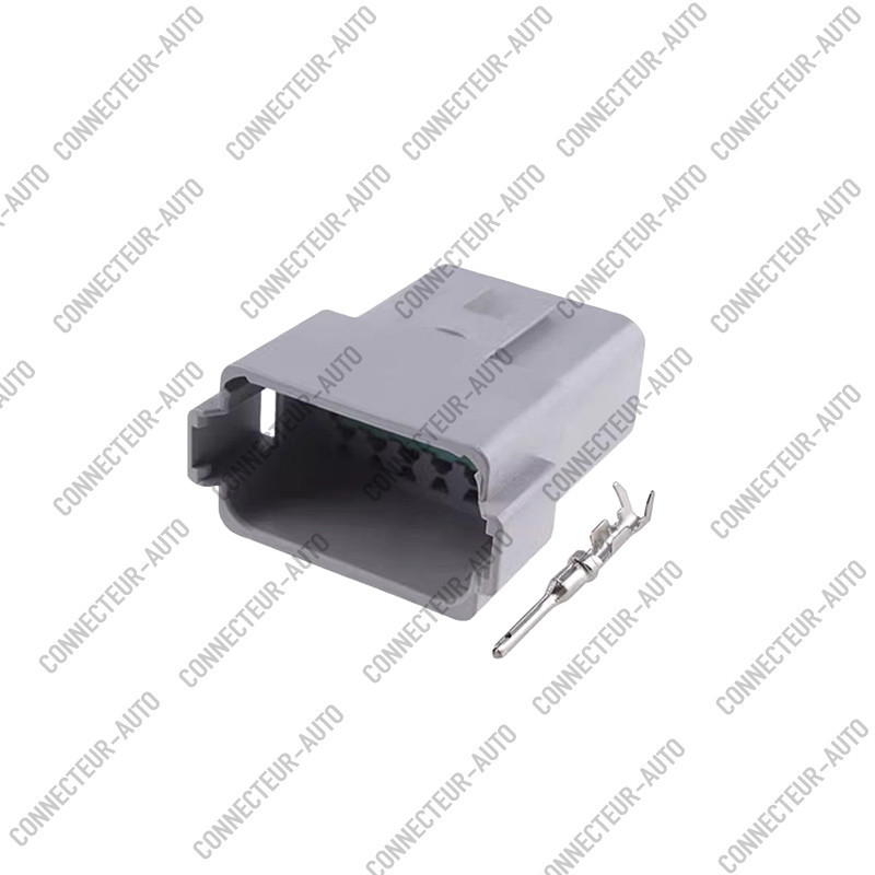 CONNECTEUR FEMELLE ÉTANCHE À 12 VOIES / 12 BROCHES (TYPE DEUTSCH DT)