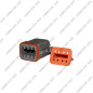 CONNECTEUR AUTOMOBILE ÉTANCHE 8 VOIES AVEC VERROUILLAGE SECONDAIRE