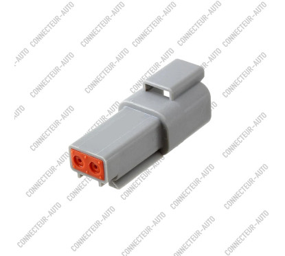 CONNECTEUR GRIS ÉTANCHE 2 VOIES