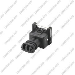 CONNECTEUR AUTOMOBILE 2 BROCHES TYPE BOSCH – PRISE FEMELLE POUR INJECTEUR
