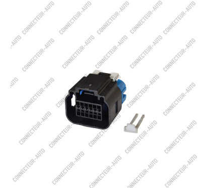 CONNECTEUR ECU 12 VOIES NOIR ÉTANCHE SÉCURITÉ BLEU