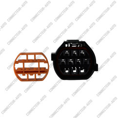 CONNECTEUR AUTOMOBILE 10 BROCHES – PRISE FEMELLE 10 VOIES COMPATIBLE KIA NIRO
