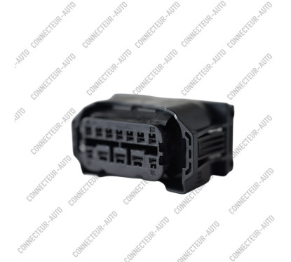 CONNECTEUR AUTOMOBILE ÉTANCHE 12 VOIES – BOÎTIER 12 CONTACTS AVEC JOINT BLANC
