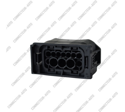 CONNECTEUR AUTOMOBILE ÉTANCHE 12 VOIES – BOÎTIER 12 CONTACTS AVEC JOINT BLANC