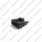 CONNECTEUR AUTOMOBILE ÉTANCHE 6 VOIES – BOÎTIER 6 CONTACTS AVEC JOINT BLEU