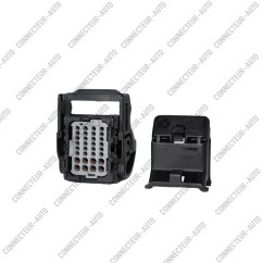 CONNECTEUR FEMELLE ECU 32 VOIES NOIR INTER BLEU