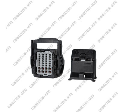 CONNECTEUR FEMELLE ECU 32 VOIES NOIR INTER BLEU