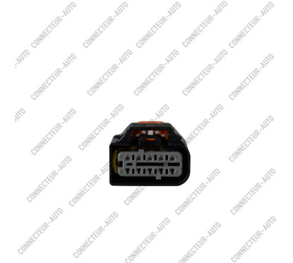 CONNECTEUR ÉTANCHE 10 VOIES PEUGEOT CITROËN GRIS