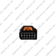 CONNECTEUR ÉTANCHE 10 VOIES PEUGEOT CITROËN GRIS