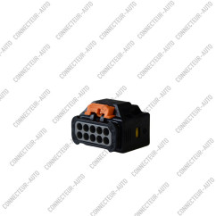 CONNECTEUR ÉTANCHE 10 VOIES PEUGEOT CITROËN GRIS