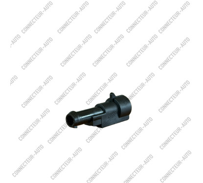 CONNECTEUR COMPATIBLE AMP SEAL MALE 1 VOIE AVEC COSSE ET BOUCHON