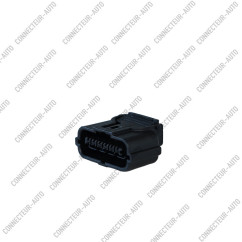 CONNECTEUR AUTOMOBILE 6 BROCHES – PRISE FEMELLE 6 VOIES AVEC VERROUILLAGE SECONDAIRE ORANGE