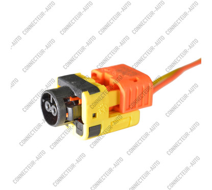 CONNECTEUR 2 VOIES DROIT POUR CEINTURE DE SÉCURITÉ