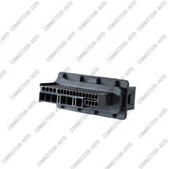 CONNECTEUR AUTOMOBILE 27 VOIES / 27 BROCHES — PRISE MÂLE / BOÎTIER NOIR
